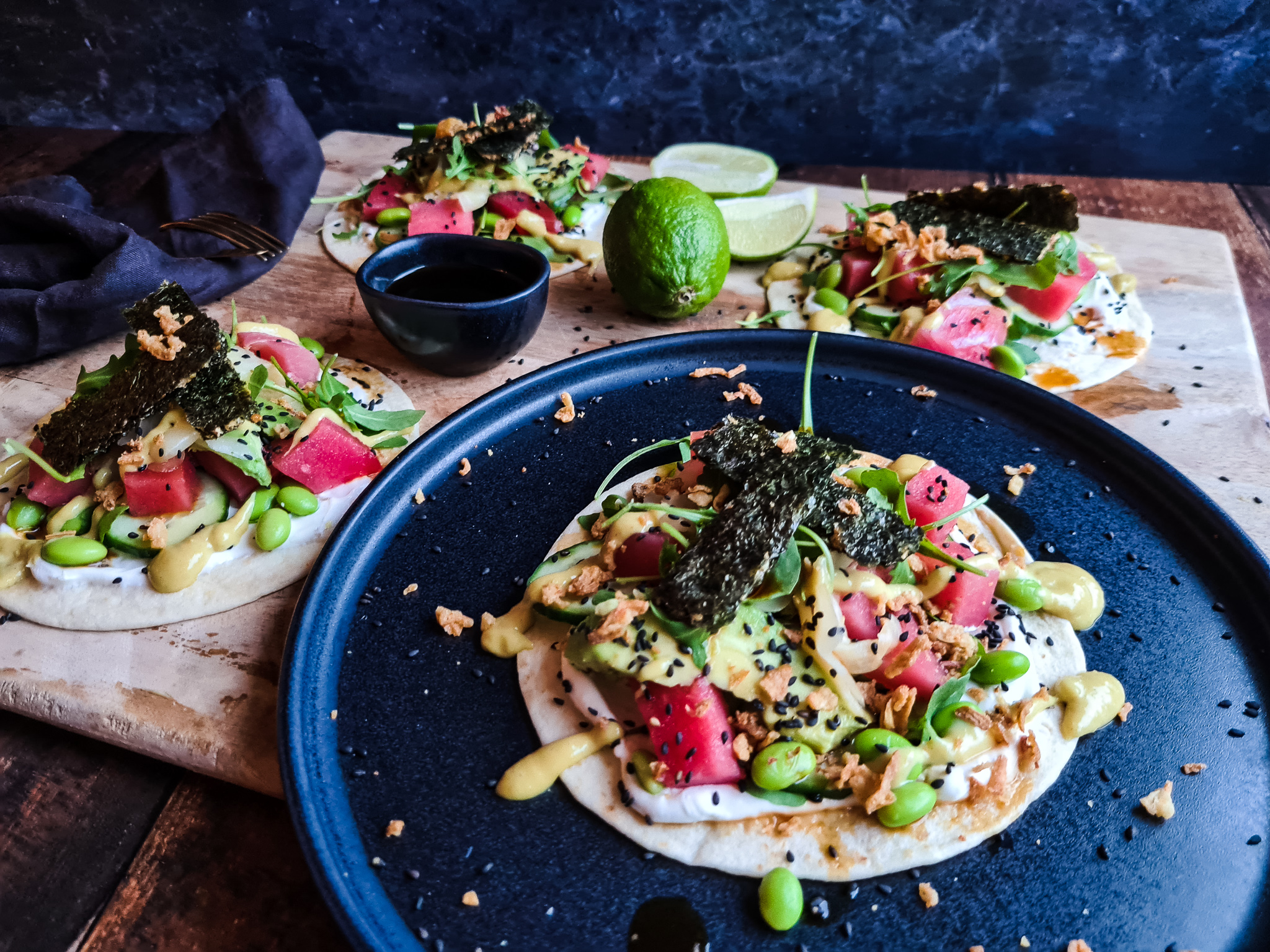 Sushiwraps met tonijn