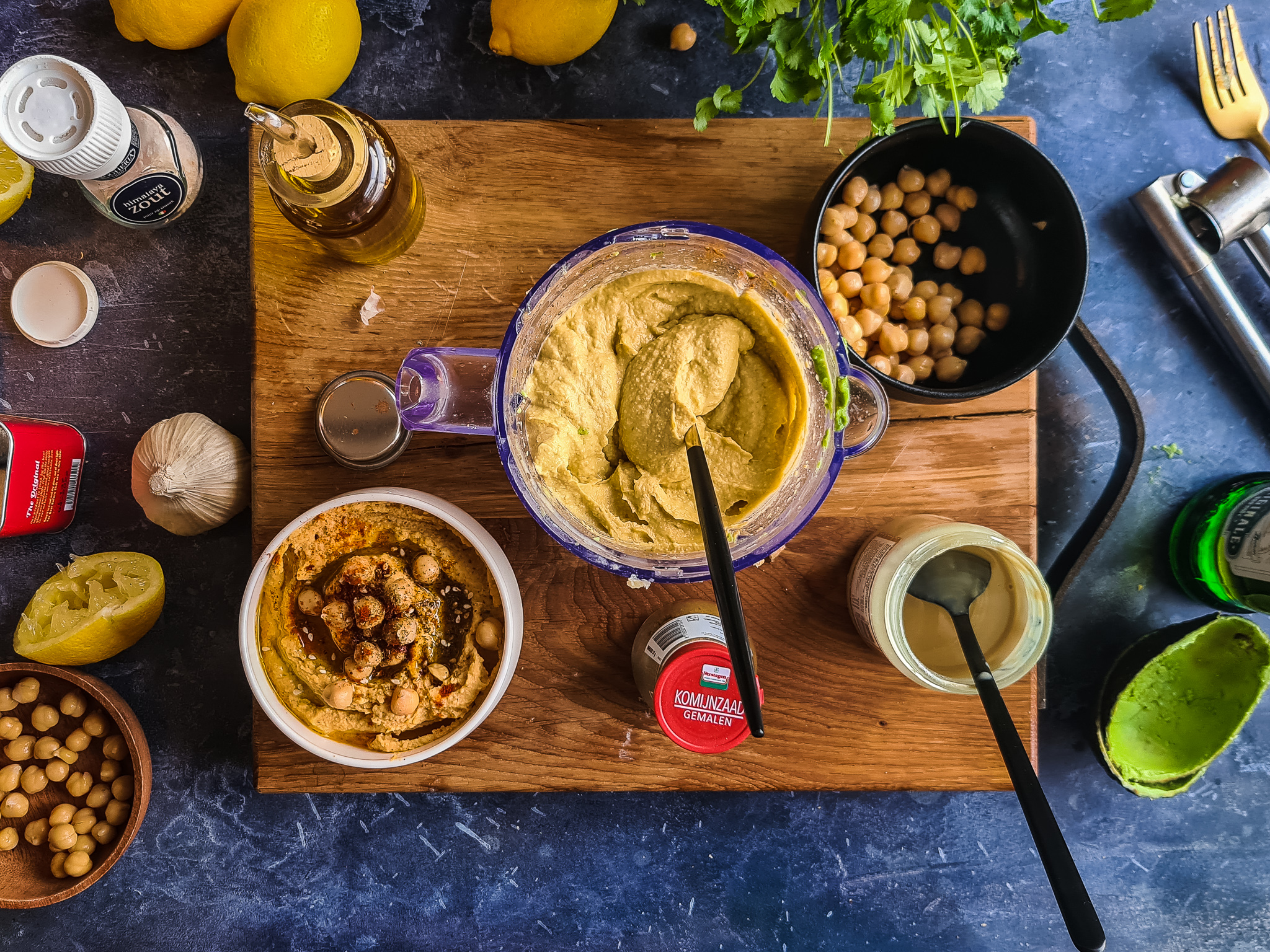 Maak je eigen hummus