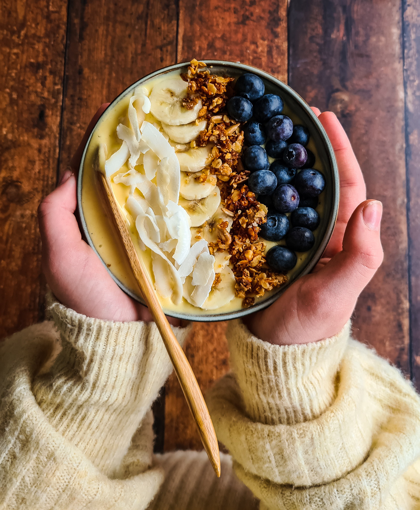 Mango & banaan smoothiebowl