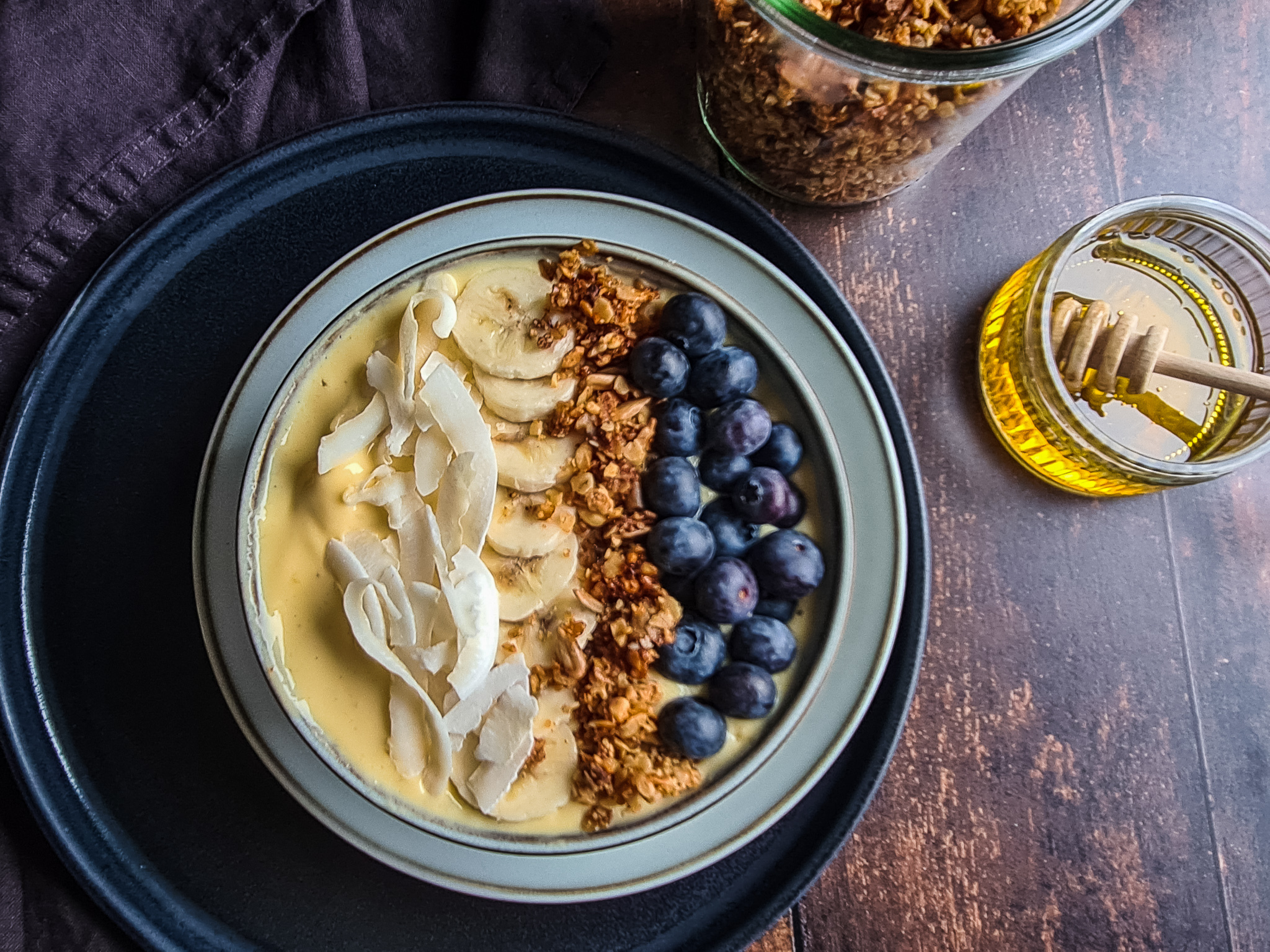 Mango & banaan smoothiebowl