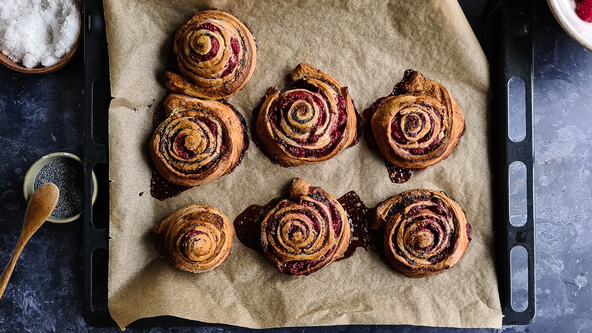 Raspberry Rolls