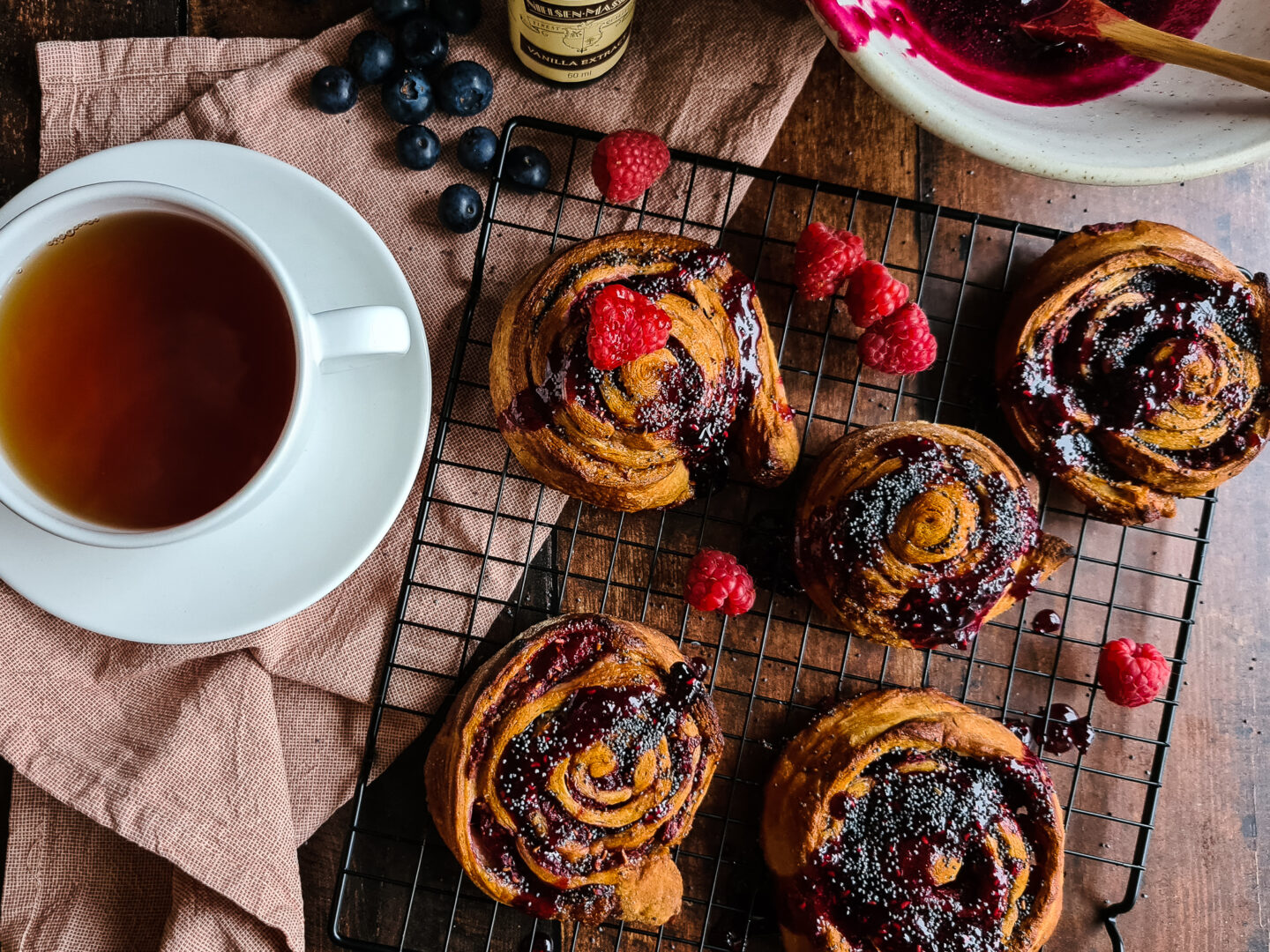 Raspberry Rolls