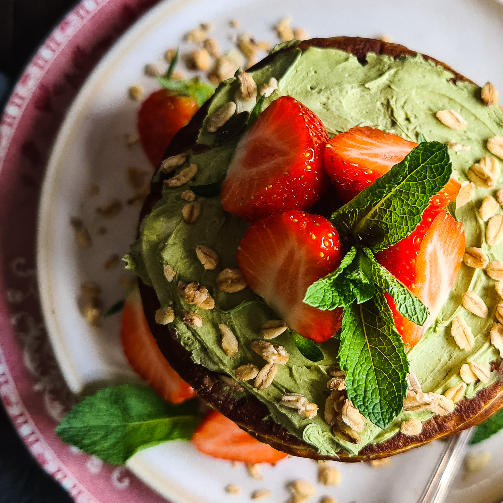 Matcha Cheesecake Bananenpannenkoeken