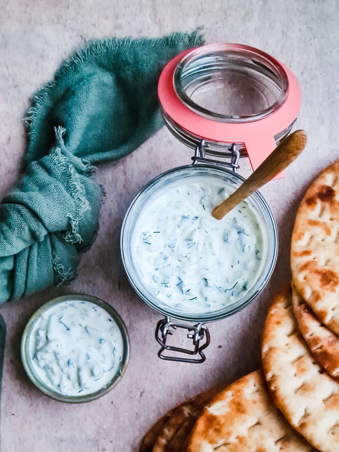 Homemade tzatziki