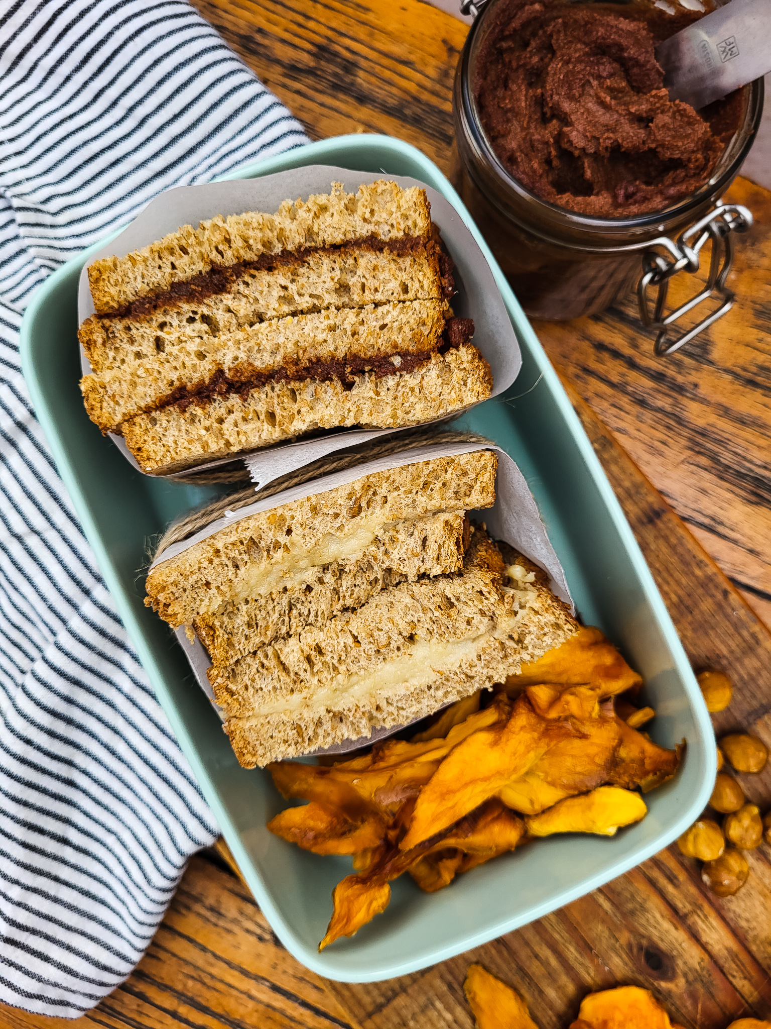 LUNCHBOX: Cashewpasta & Chocopasta - homemade spreads